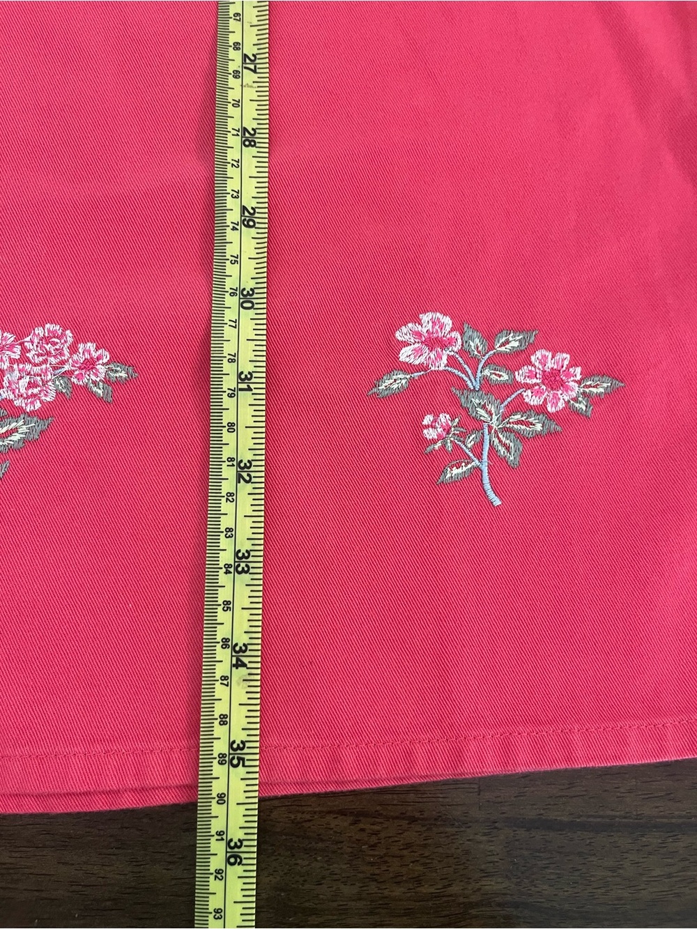 Pink Floral Shift Dress Cottagecore pockets Vintage Cotton Casual Flowers Medium - Picture 8 of 9